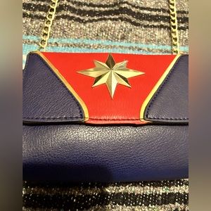 Women’s Captain Marvel faux leather crossbody bag (purse)